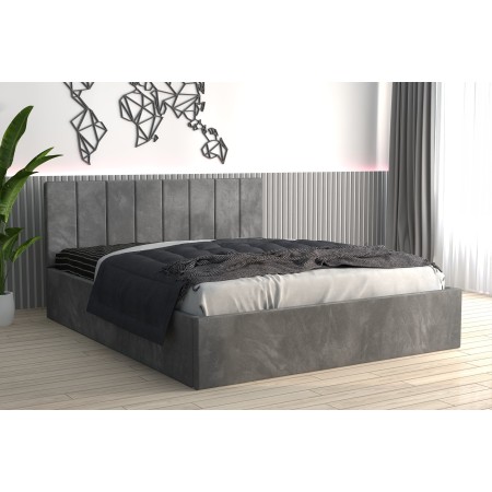 Pat Tapitat Oliver Gri Catifea Premium