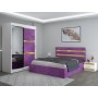 Dormitor ATENA Mov Dressing 150 Si Pat Cu 2 Noptiere