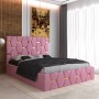 Pat Tapitat SOFIA Roz Catifea Premium