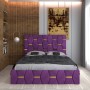 Pat Tapitat SOFIA Mov Catifea Premium