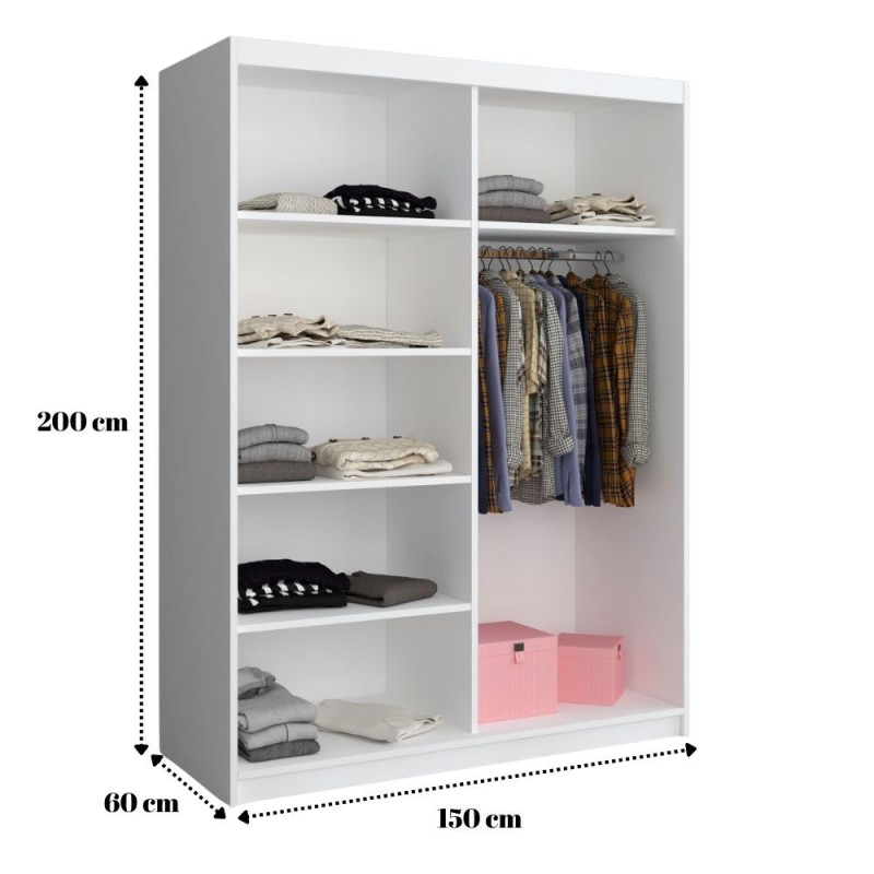 Dormitor Melania Roz cu Dressing Tapitat