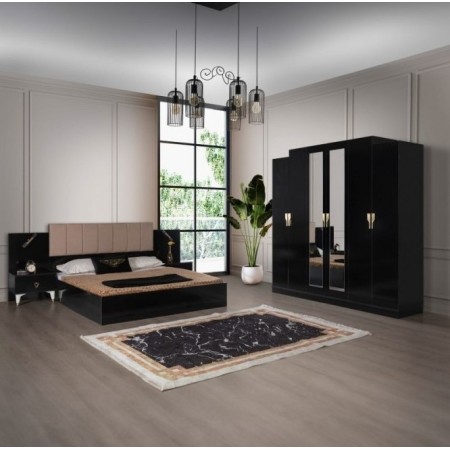 Dormitor Cod 300 Negru Fara Comoda