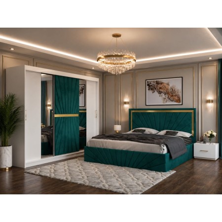 Dormitor NOVA Verde 4 Piese