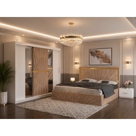 Dormitor NOVA Crem 4 Piese
