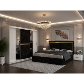 Dormitor NOVA Negru 4 Piese