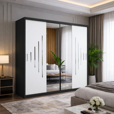 Dressing VOLA 200 Gri Cu Usi Albe si Accente SILVER
