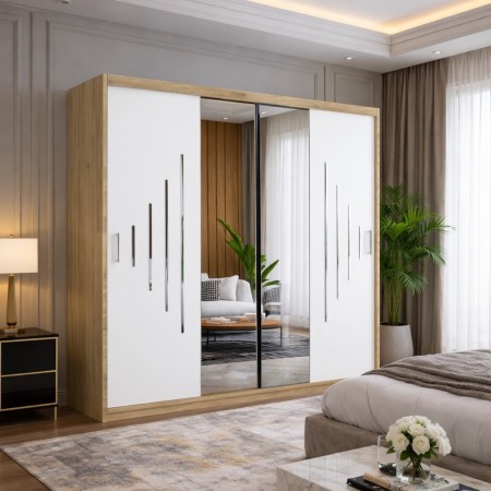 Dressing VOLA 200 Sonoma Cu Usi Albe si Accente SILVER