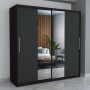 Dresing Smart 200 Wenge cu Oglinda si Usi Gri