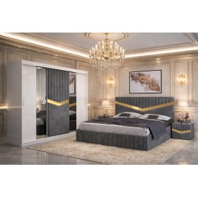 Dormitor VERA Gri 4 Piese