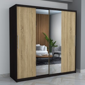 Dresing Smart 200 Wenge cu Oglinda si Usi Sonoma