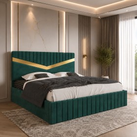Pat Tapitat VERA Verde Catifea Premium