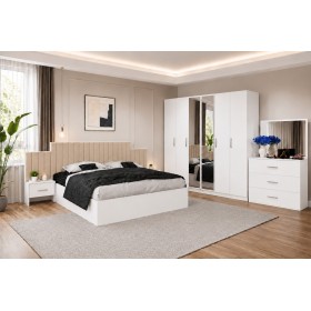Dormitor PARIS Crem 5 Piese