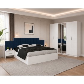 Dormitor PARIS Albastru Fara Comoda