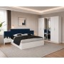 Dormitor PARIS Albastru Fara Comoda
