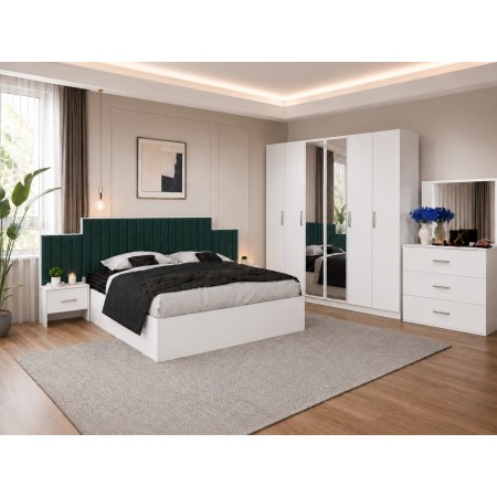 Dormitor Paris Verde 5 Piese