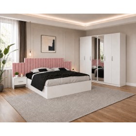 Dormitor PARIS Roz Fara Comoda