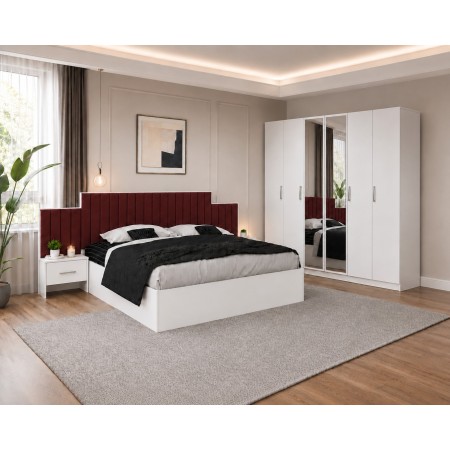 Dormitor PARIS Visiniu Fara Comoda