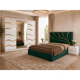 Dormitor MEDEEA Verde 4 Piese
