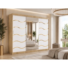 Dressing MEDEEA 250cm Sonoma Usi Albe