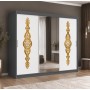 Dressing AMIRA Gold 250cm Gri Cu Usi Albe