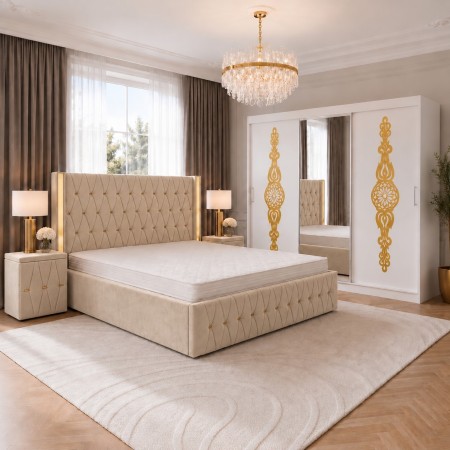 Dormitor ANA PLUS Crem