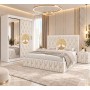 Dormitor EDEN Alb Catifea Premium