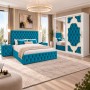 Dormitor VICTORIA Chesterfield TURCOAZ 4 Piese