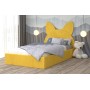 Pat Tapitat Kitty Galben cu Catifea Premium