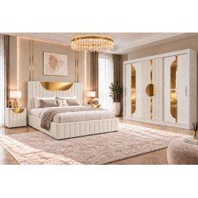 Dormitor SELENA Alb 4 Piese Premium