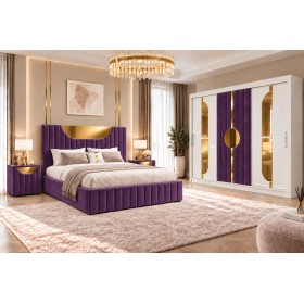 Dormitor SELENA MOV 4 Piese Premium
