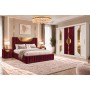 Dormitor SELENA Visiniu 4 Piese Premium