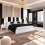 Dormitor PIANO Black 4 Piese