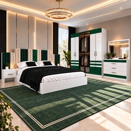 Dormitor PIANO Green 5 Piese