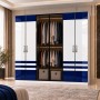 Dormitor PIANO Blue 5 Piese