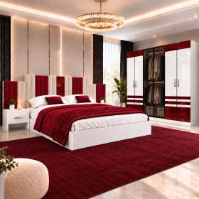 Dormitor PIANO Red 4 Piese