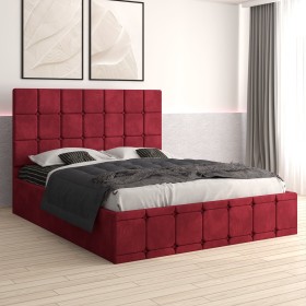 Pat Tapitat Regal Visiniu Catifea Premium