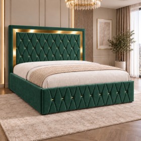 Pat Tapitat SIENA Gold VERDE Catifea Premium