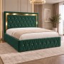Pat Tapitat SIENA Gold VERDE Catifea Premium