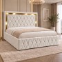 Pat Tapitat SIENA Gold ALB Catifea Premium