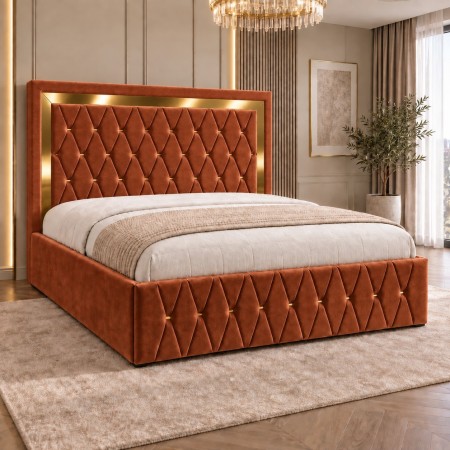 Pat Tapitat SIENA Gold CARAMIZIU Catifea Premium