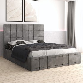 Pat Tapitat Regal Gri Catifea Premium