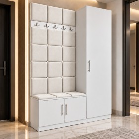 Cuier Tapitat REGAL PLUS Alb