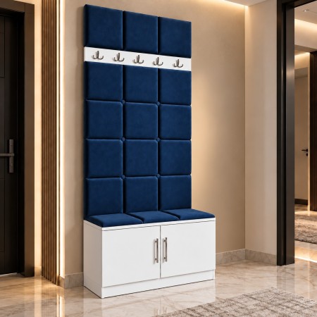 Cuier Tapitat REGAL Albastru