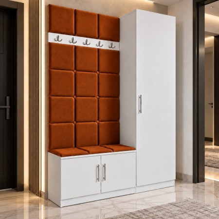 Cuier Tapitat REGAL PLUS Caramiziu