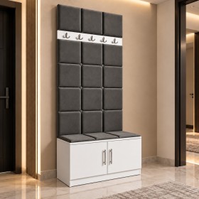 Cuier Tapitat REGAL Gri