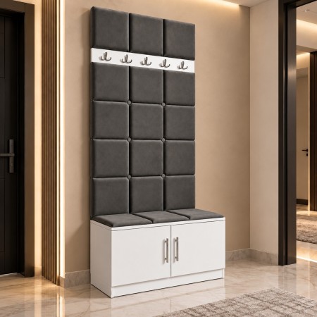 Cuier Tapitat REGAL Gri