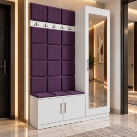 Cuier Tapitat REGAL PLUS Mov Cu Oglinda