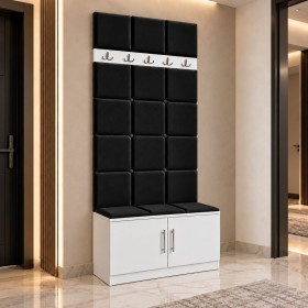 Cuier Tapitat REGAL Negru
