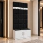 Cuier Tapitat REGAL Negru