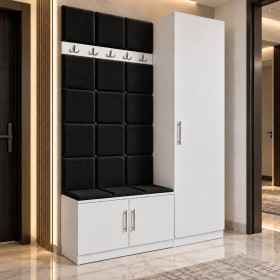 Cuier Tapitat REGAL PLUS Negru